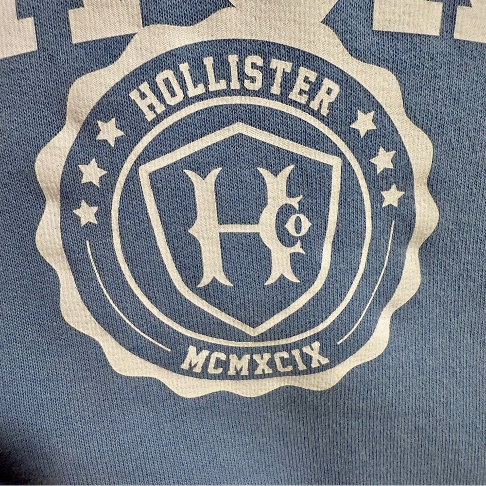 Hollister Light Blue Hoodie - Picture 7 of 9